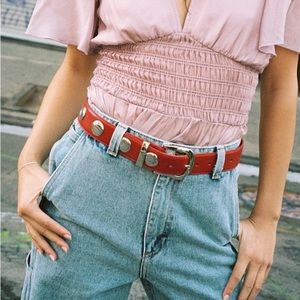 Lisa Says Gah Scarlett Emery Grommet Belt